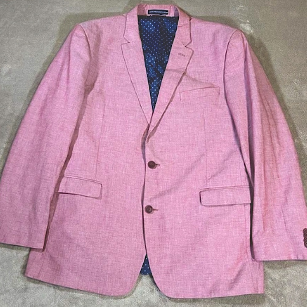 Tommy Hilfiger Red Preppy Sport Coat